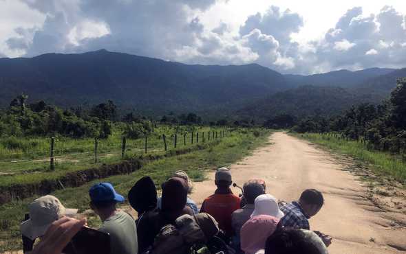 Road to Aoral Mount.